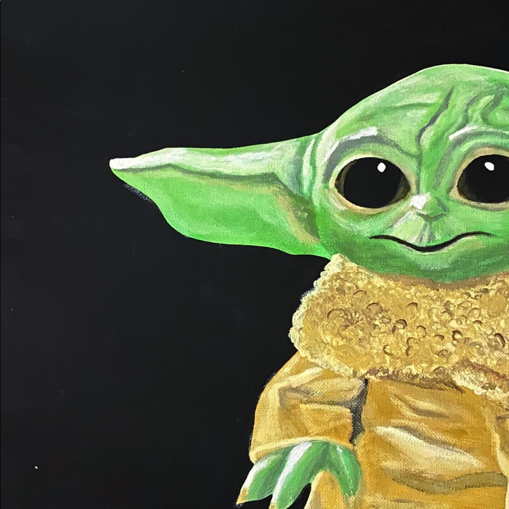 Baby Yoda Poster Print Star Wars Mandalorian